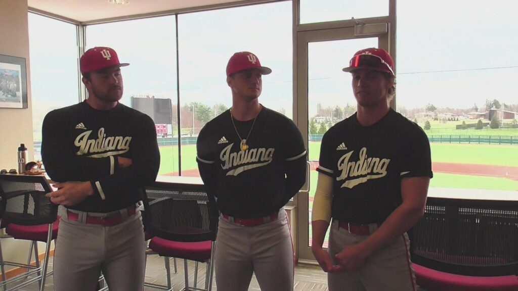 Matthew Ellis, Jack Perkins, and Bobby Whalen meet with the media 