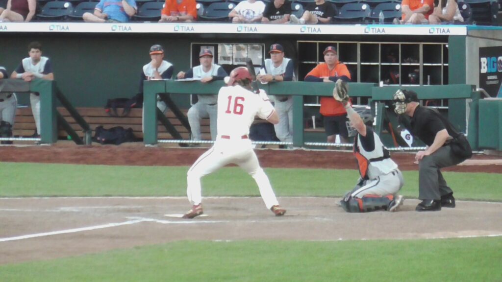 Bobby Whalen hit by pitch