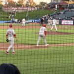 Jeff Mercer and Hogan Denny at Four Winds Field